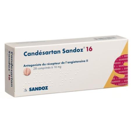 Candesartan Sandoz Tabl 16 mg 28 pcs - PrimeCare Global