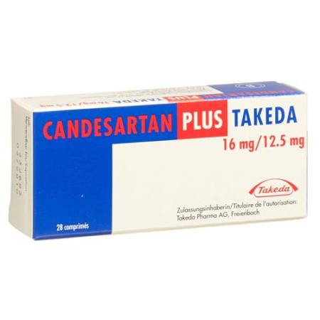 Candesartan Plus Takeda Tabl 16/12.5 mg 98 pcs - PrimeCare Global