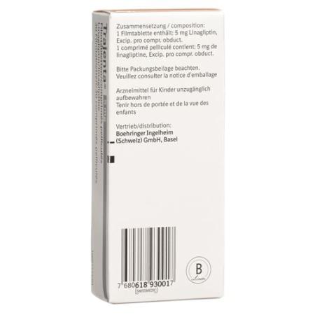 Trajenta Filmtabl 5 mg 30 pcs - PrimeCare Global