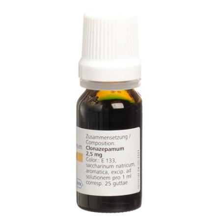 Rivotril drops 2.5 mg/ml bottle 10 ml - PrimeCare Global
