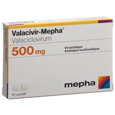 Valacivir-Mepha Lactab 500 mg 42 pcs - PrimeCare Global