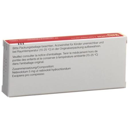Nebivolol Helvepharm Tabl 5 mg 28 pcs - PrimeCare Global