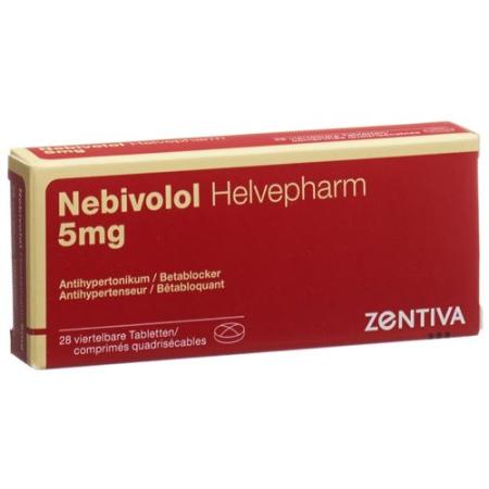 Nebivolol Helvepharm Tabl 5 mg 28 pcs - PrimeCare Global