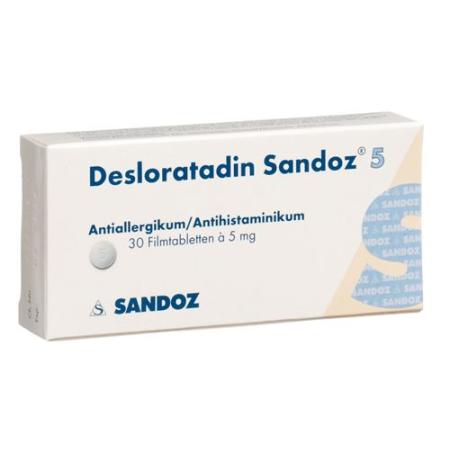Desloratadine Sandoz film tablets 5 mg 30 pcs - PrimeCare Global