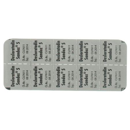 Desloratadine Sandoz film tablets 5 mg 30 pcs - PrimeCare Global