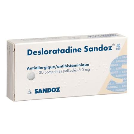 Desloratadine Sandoz film tablets 5 mg 30 pcs - PrimeCare Global