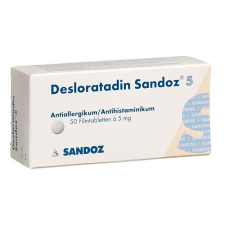 Desloratadine Sandoz film tablets 5 mg 50 pcs - PrimeCare Global