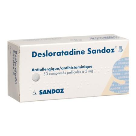 Desloratadine Sandoz film tablets 5 mg 50 pcs - PrimeCare Global