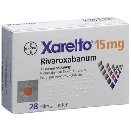Xarelto Filmtablet 15 mg 28 pcs - PrimeCare Global