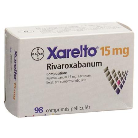 Xarelto Filmtablet 15 mg 98 pcs - PrimeCare Global
