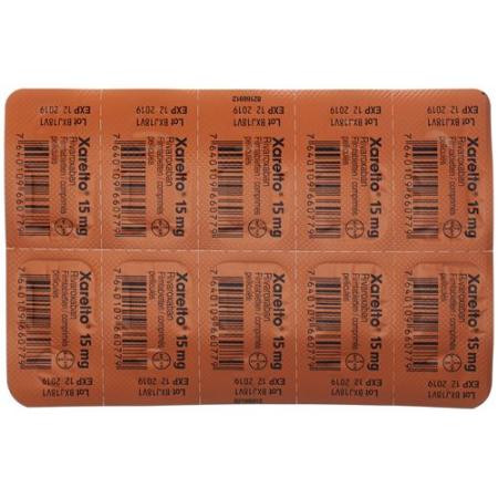 Xarelto Filmtablet 15 mg 10 x - PrimeCare Global