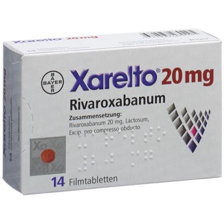 Xarelto Filmtablet 20 mg 14 pcs - PrimeCare Global