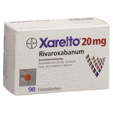 Xarelto Filmtablet 20 mg 98 pcs - PrimeCare Global