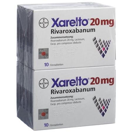 Xarelto Filmtablet 20 mg 10 x - PrimeCare Global