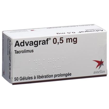 Advagraf Ret Kaps 0.5 mg 50 pcs - PrimeCare Global
