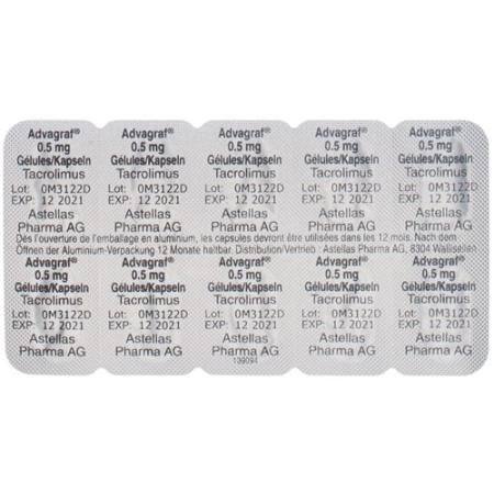 Advagraf Ret Kaps 0.5 mg 50 pcs - PrimeCare Global