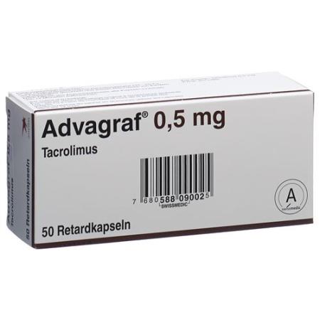 Advagraf Ret Kaps 0.5 mg 50 pcs - PrimeCare Global