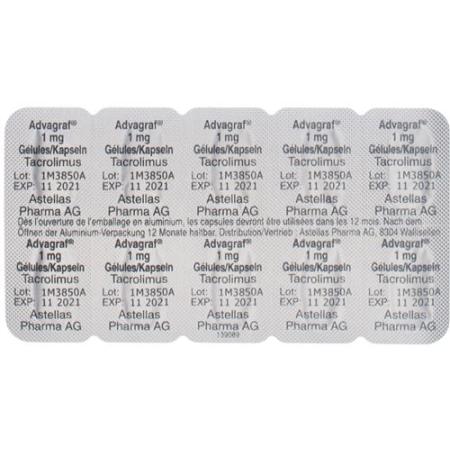 Advagraf Ret Kaps 1 mg 50 pcs - PrimeCare Global