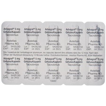 Advagraf Ret Kaps 5 mg 50 pcs - PrimeCare Global