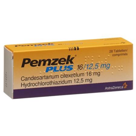 Pemzek PLUS Tabl 16/12.5 mg 98 pcs - PrimeCare Global