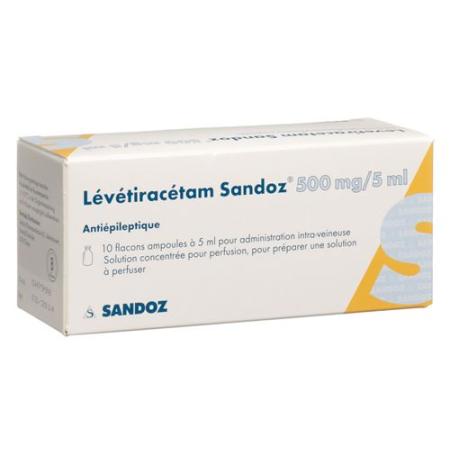 Levetiracetam Sandoz 500mg/5ml IV 10 vials of 5ml - PrimeCare Global