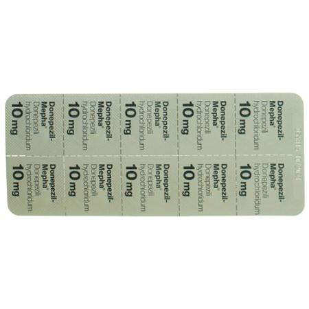 Donepezil-Mepha Lactab 10 mg 100 pcs - PrimeCare Global