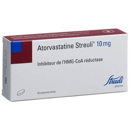 Atorvastatin Streuli film tablets 10 mg 30 pcs - PrimeCare Global