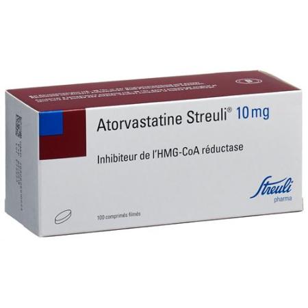 Atorvastatin Streuli film tablets 10 mg 100 pcs - PrimeCare Global