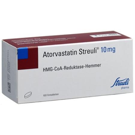 Atorvastatin Streuli film tablets 10 mg 100 pcs - PrimeCare Global