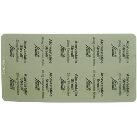 Atorvastatin Streuli film tablets 20 mg 100 pcs - PrimeCare Global