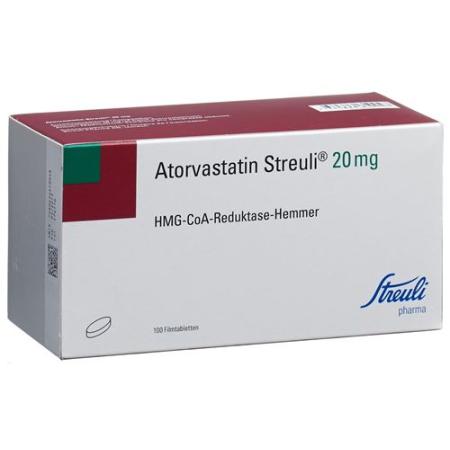 Atorvastatin Streuli film tablets 20 mg 100 pcs - PrimeCare Global