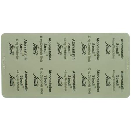 Atorvastatin Streuli film tablets 40 mg 30 pcs - PrimeCare Global