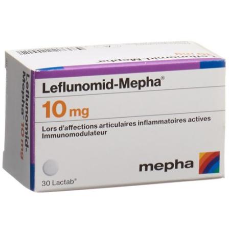 Leflunomide-Mepha Lactab 10 mg Ds 30 pcs - PrimeCare Global