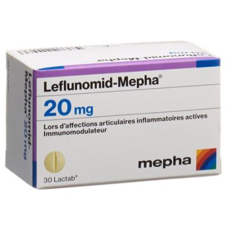 Leflunomide-Mepha Lactab 20 mg Ds 100 pcs - PrimeCare Global