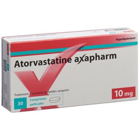 Atorvastatin Axapharm Filmtabl 10 mg 30 pcs - PrimeCare Global