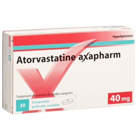 Atorvastatin Axapharm Filmtabl 40 mg 30 pcs - PrimeCare Global