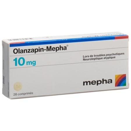 Olanzapin-Mepha Tabl 10 mg 28 pcs - PrimeCare Global