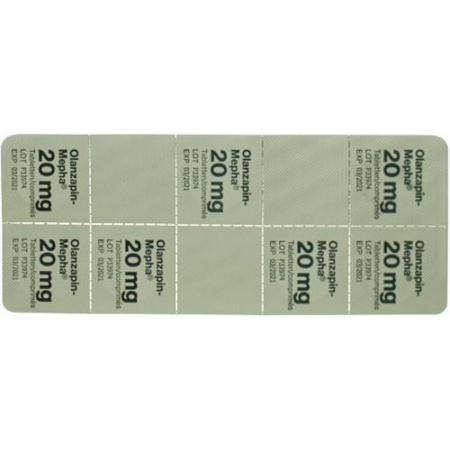 Olanzapin-Mepha Tabl 20 mg 28 pcs - PrimeCare Global
