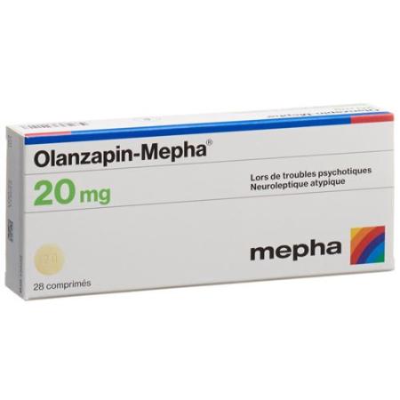 Olanzapin-Mepha Tabl 20 mg 28 pcs - PrimeCare Global