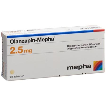 Olanzapin-Mepha Tabl 2.5 mg 28 pcs - PrimeCare Global