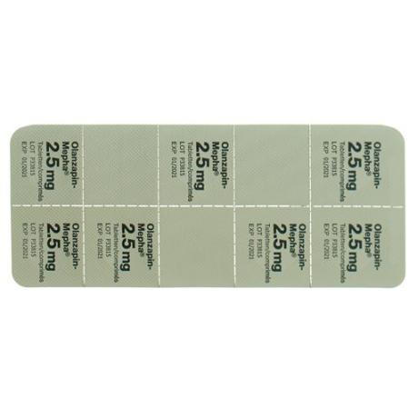 Olanzapin-Mepha Tabl 2.5 mg 28 pcs - PrimeCare Global