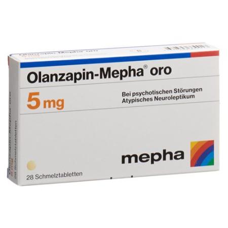 Olanzapin-Mepha oro Melting Tabl 5 mg 28 pcs - PrimeCare Global