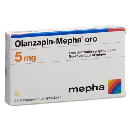 Olanzapin-Mepha oro Melting Tabl 5 mg 28 pcs - PrimeCare Global