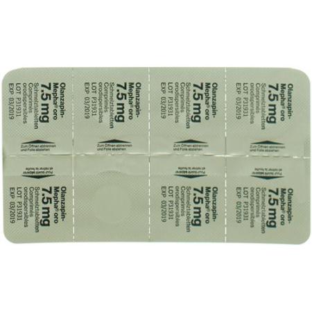 Olanzapin-Mepha oro Melting Tabl 7.5 mg 28 pcs - PrimeCare Global