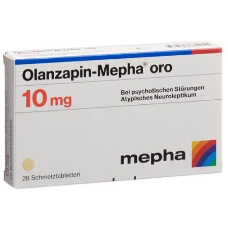 Olanzapin-Mepha oro Melting Tabl 10 mg 28 pcs - PrimeCare Global