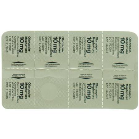 Olanzapin-Mepha oro Melting Tabl 10 mg 28 pcs - PrimeCare Global