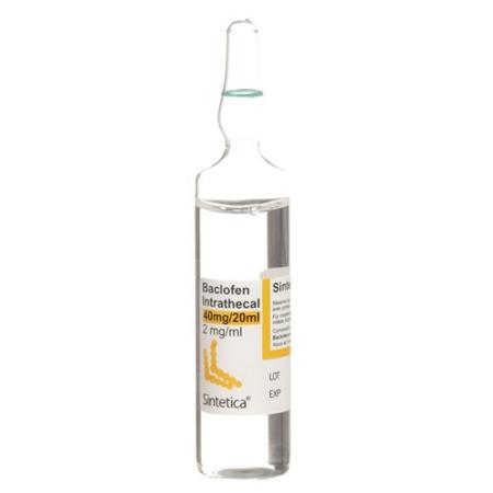 Baclofen Sint Intrathecal 40mg/20ml &amp; 20ml - PrimeCare Global