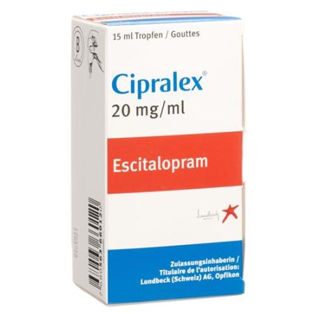 Cipralex drops 20 mg/ml bottle 15 ml - PrimeCare Global