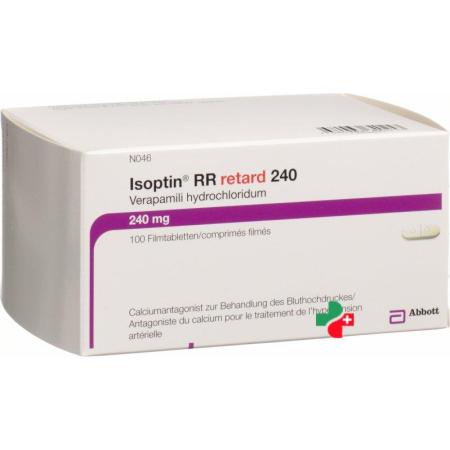 Isoptin RR retard Ret Filmtabl 240 mg 100 pcs - PrimeCare Global