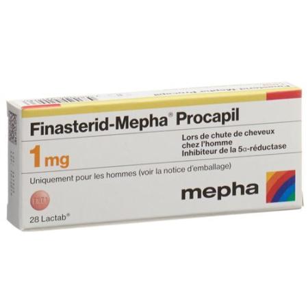Finasterid-Mepha Procapil Lactab 1 mg 28 pcs - PrimeCare Global